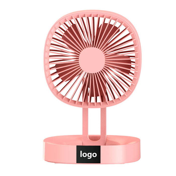 Compact USB Travel Fan – Quiet & Rechargeable
