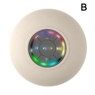 Waterproof LED Bluetooth Speaker with Suction Cup