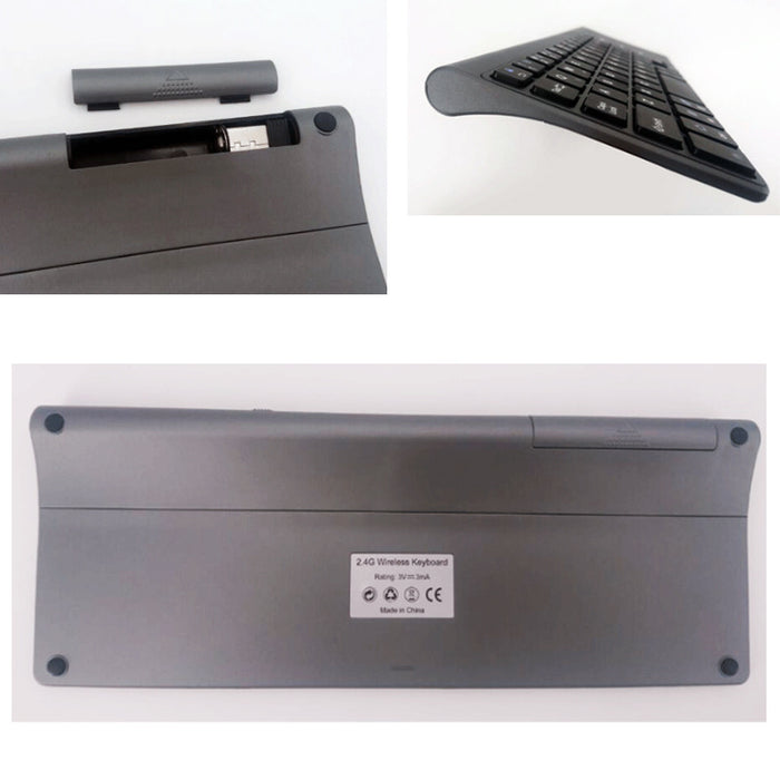 2.4G Wireless Mini Keyboard and Touchpad Mouse Set