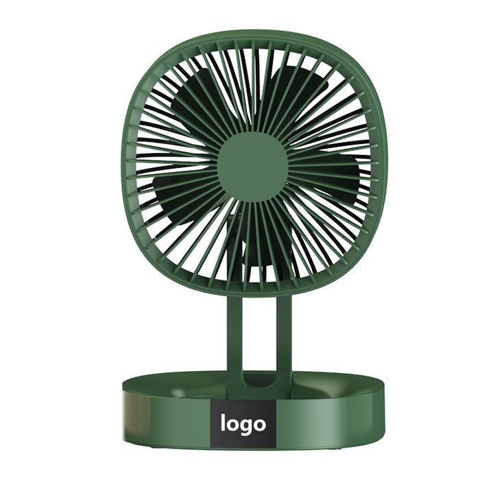 Compact USB Travel Fan – Quiet & Rechargeable