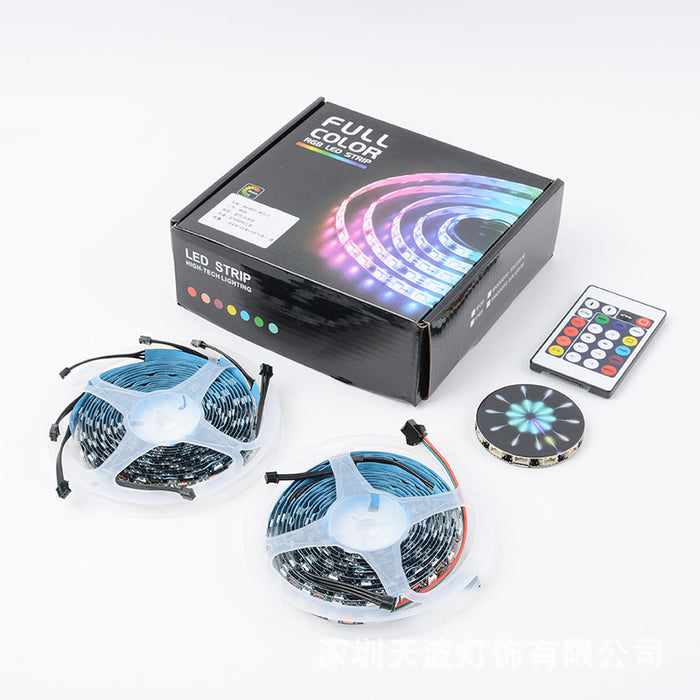 Bluetooth LED Firework Light Strip with Music Control