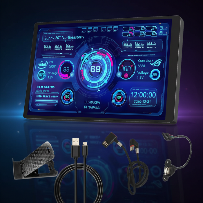 WOWNOVA PC Temperature & Sensor Display Panel