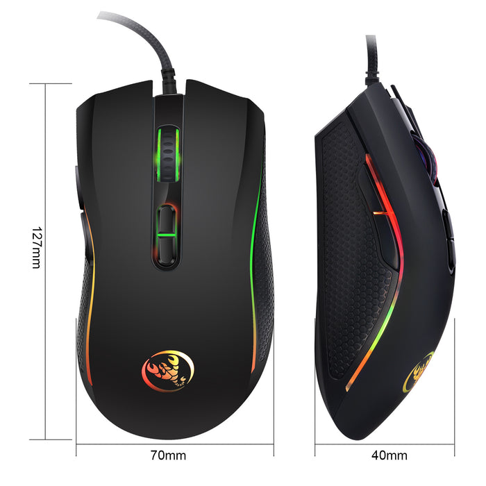 Level up your eSports game with this RGB Wired Mouse! 🎮🖱️ #Gaming #Mouse #eSports