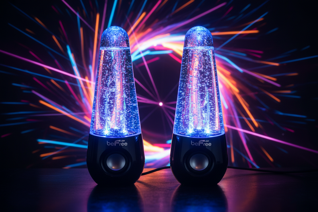beFree Sound LED Dancing Water Bluetooth Speaker