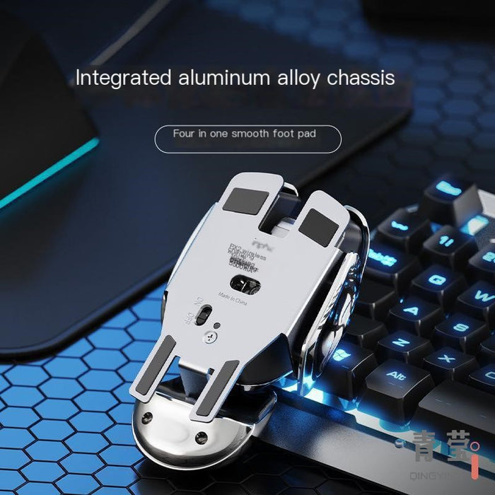 Rechargeable Silent Wireless Mouse (Aluminum Alloy)