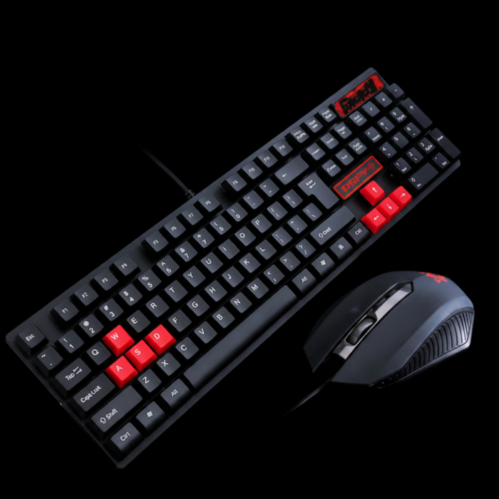 Gaming Mechanical Keyboard and Mouse Set for PC