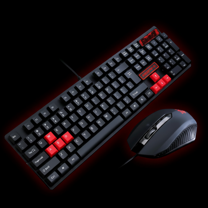 Gaming Mechanical Keyboard and Mouse Set for PC