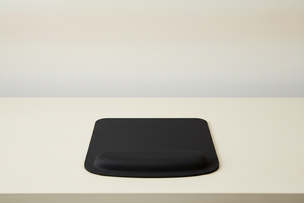 Oversized Non-Slip Gaming Mouse Pad with Pure Color Wristband